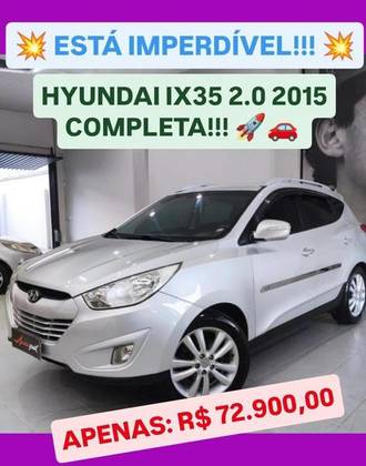 HYUNDAI IX35 2.0 MPFI GLS 16V FLEX 4P AUTOMÁTICO